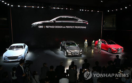 제네시스 G80 ［연합뉴스 자료사진］